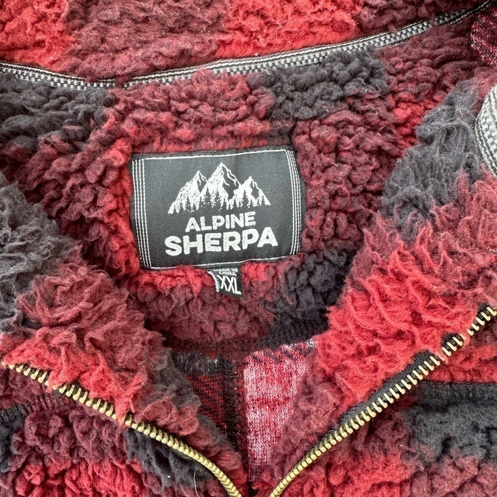 Alpine Sherpa Quarter Zip Pullover - Womens Size XXL - 2XL - Picture 2 of 2